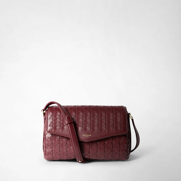 Crossbody bag in mosaico - rosewood
