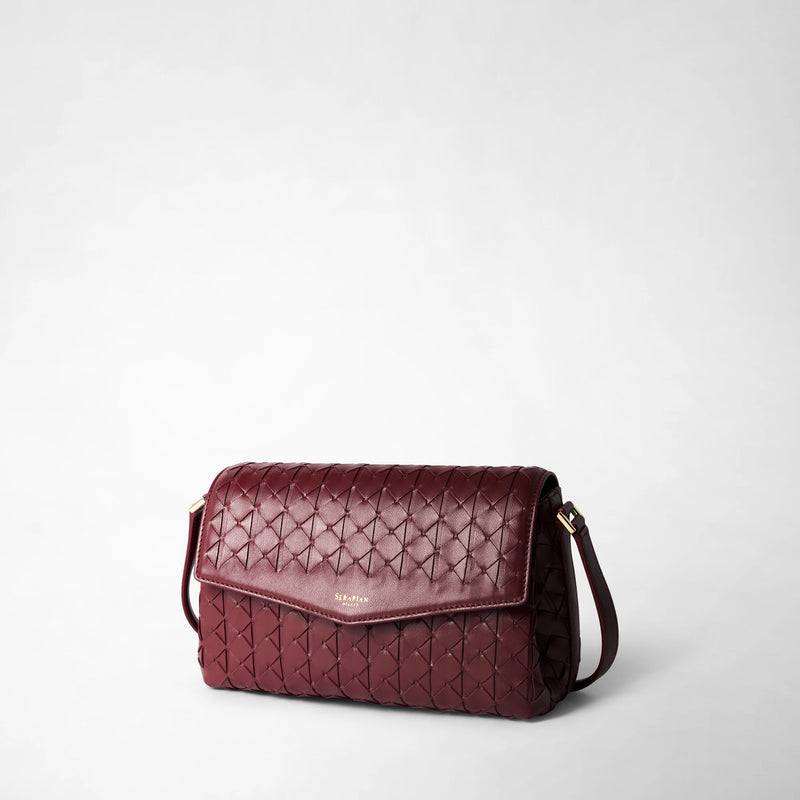 Crossbody bag in mosaico - rosewood