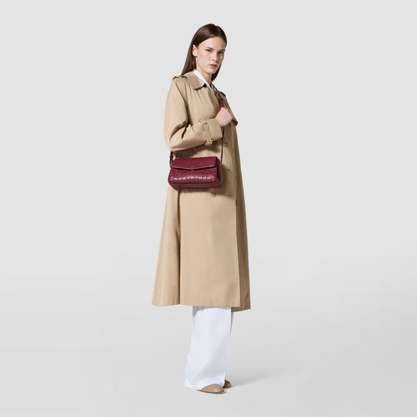 Crossbody bag in mosaico - rosewood