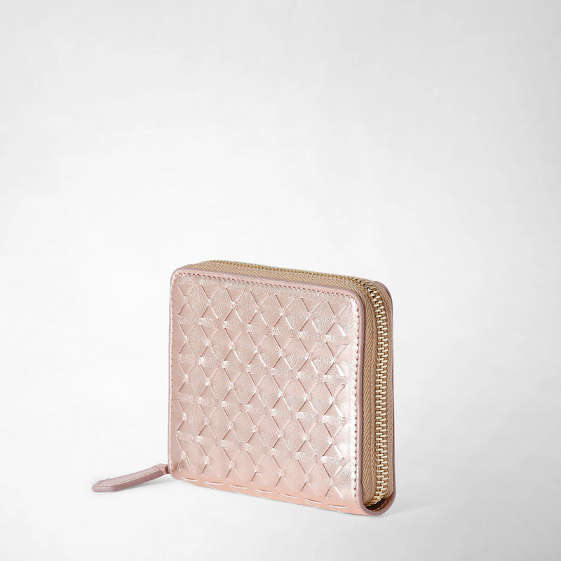 MINI ZIP WALLET IN MOSAICO