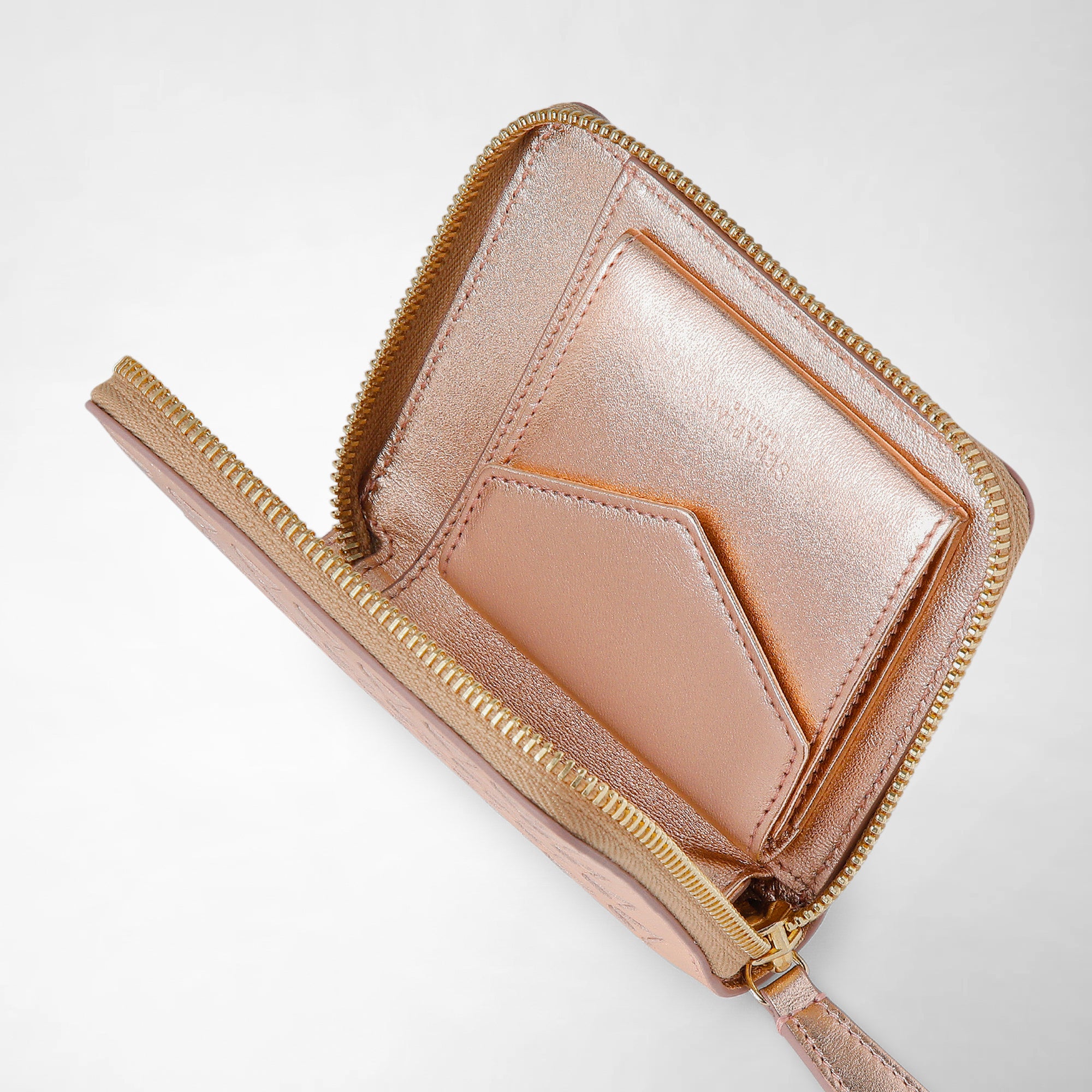 MINI ZIP WALLET IN MOSAICO