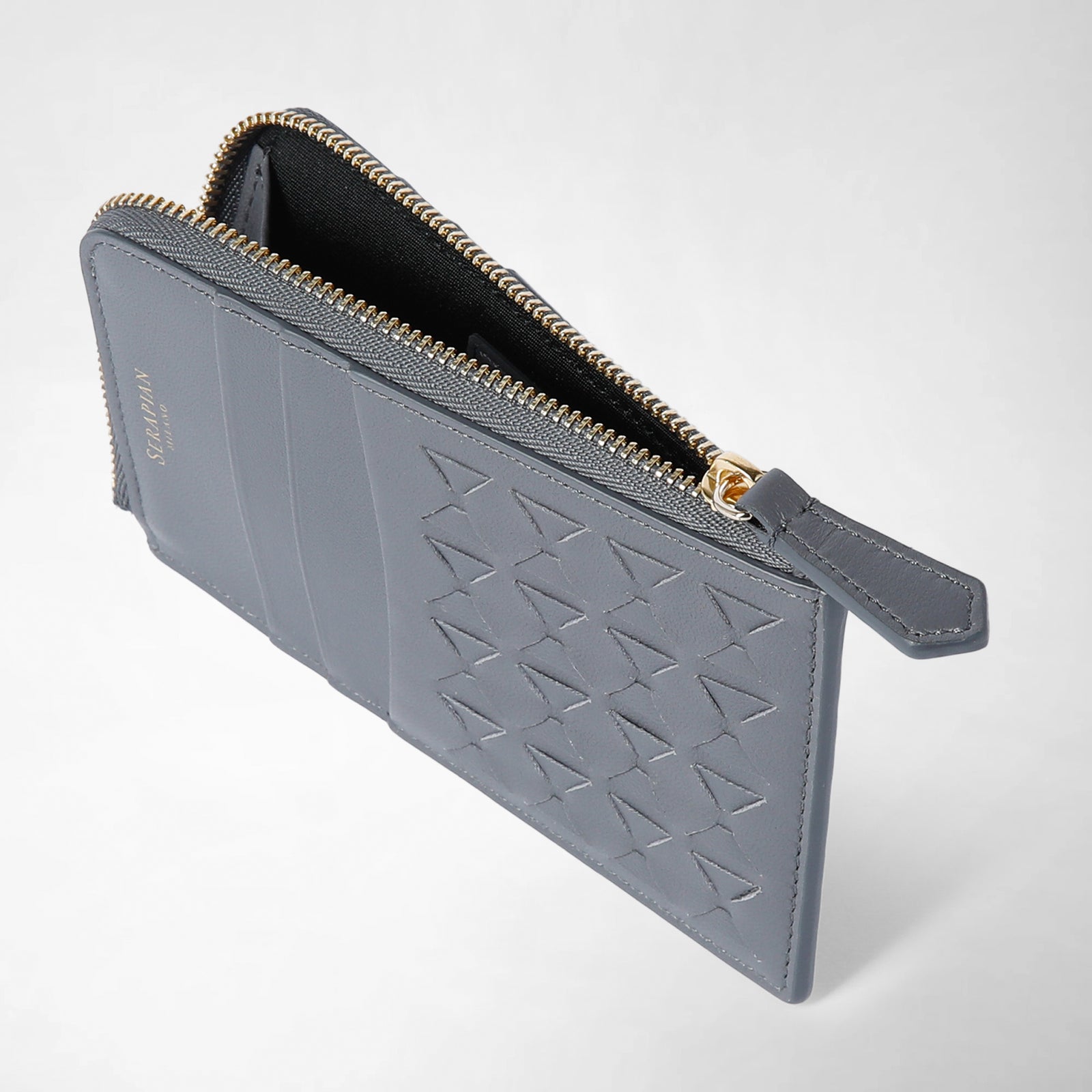 ZIP CARD CASE IN MOSAICO – Serapian Boutique Online