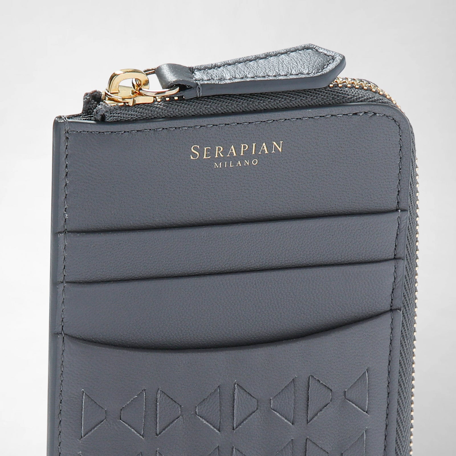 ZIP CARD CASE IN MOSAICO