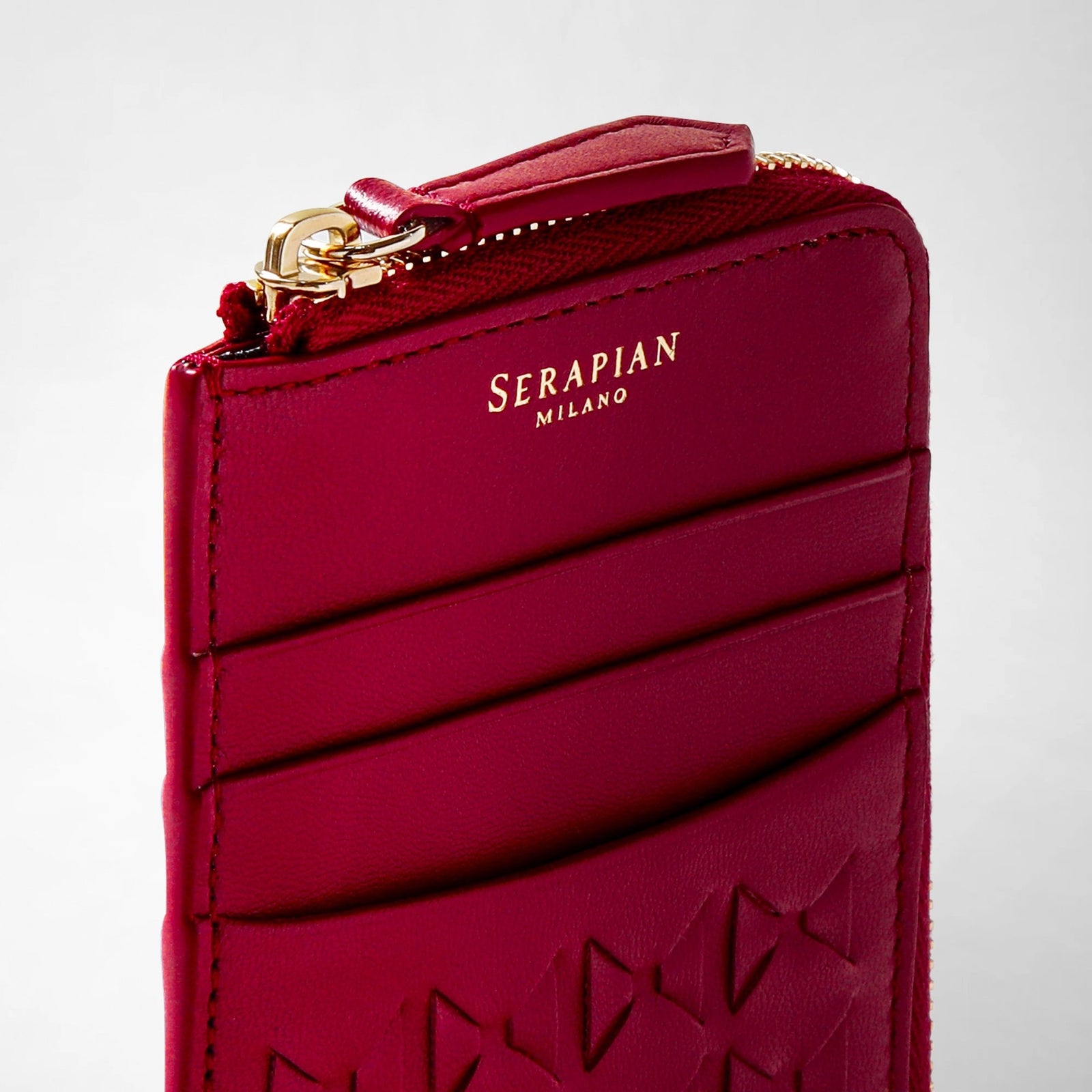 ZIP CARD CASE IN MOSAICO