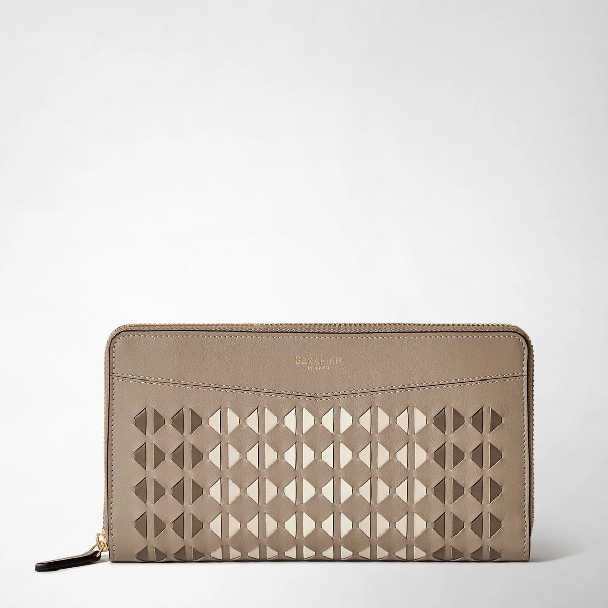 超美品 セラピアン 長財布 ラウンドファスナー 11-25110711 楽天市場】セラピアン 財布 PVC型押し ラウンドジップ長財布 SERAPIAN