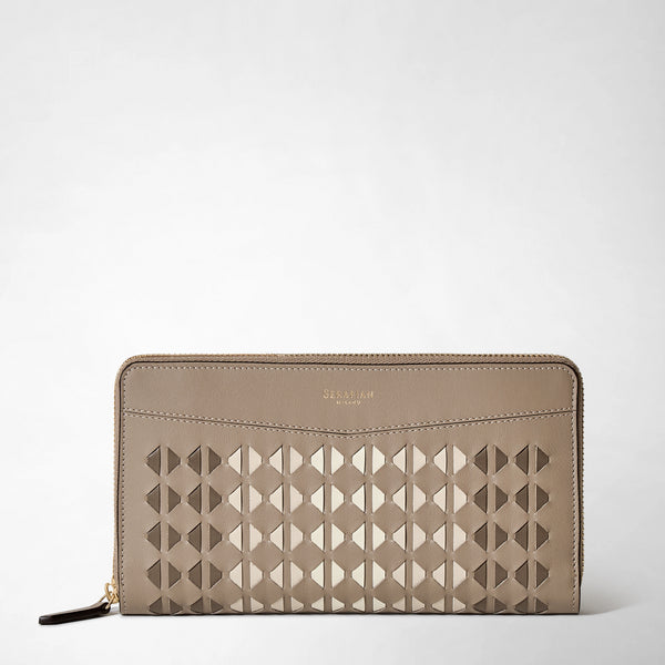 ZIP-AROUND WALLET IN MOSAICO