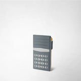 Zip card case in mosaico - storm