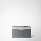 Zip card case in mosaico - storm