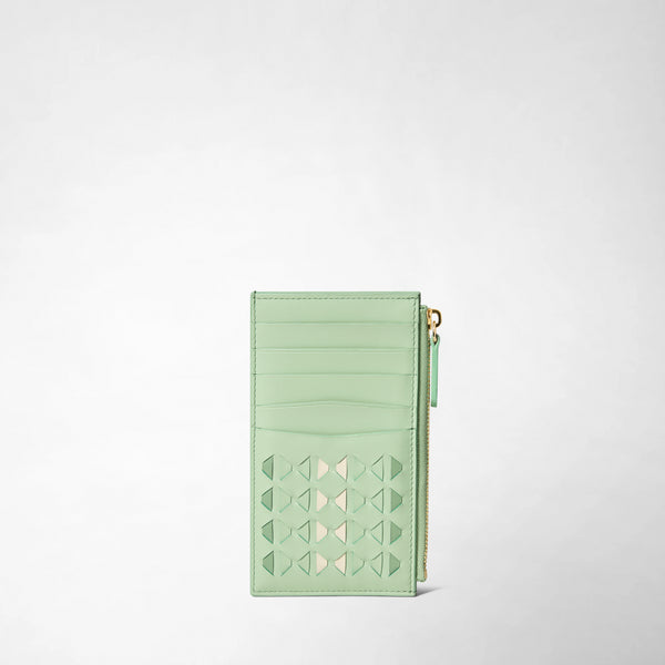 ZIP CARD CASE IN MOSAICO