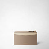 Zip card case in mosaico - sahara