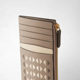 Zip card case in mosaico - sahara