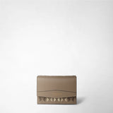 Mini tri-fold wallet in mosaico - sahara