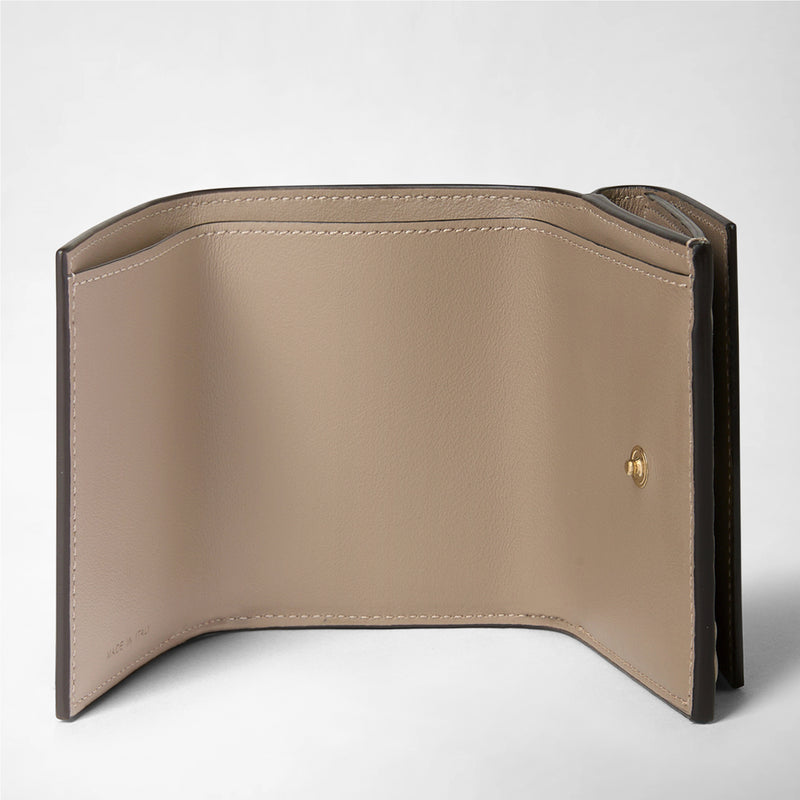 Mini tri-fold wallet in mosaico - sahara