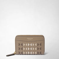 MINI ZIP WALLET IN MOSAICO