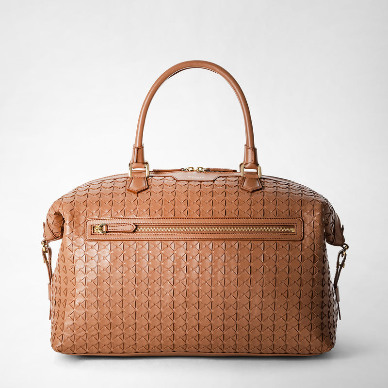 Travel bag in mosaico - tan