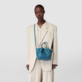 Mosaico see through製ミニsecretバッグ - blue jeans/off white