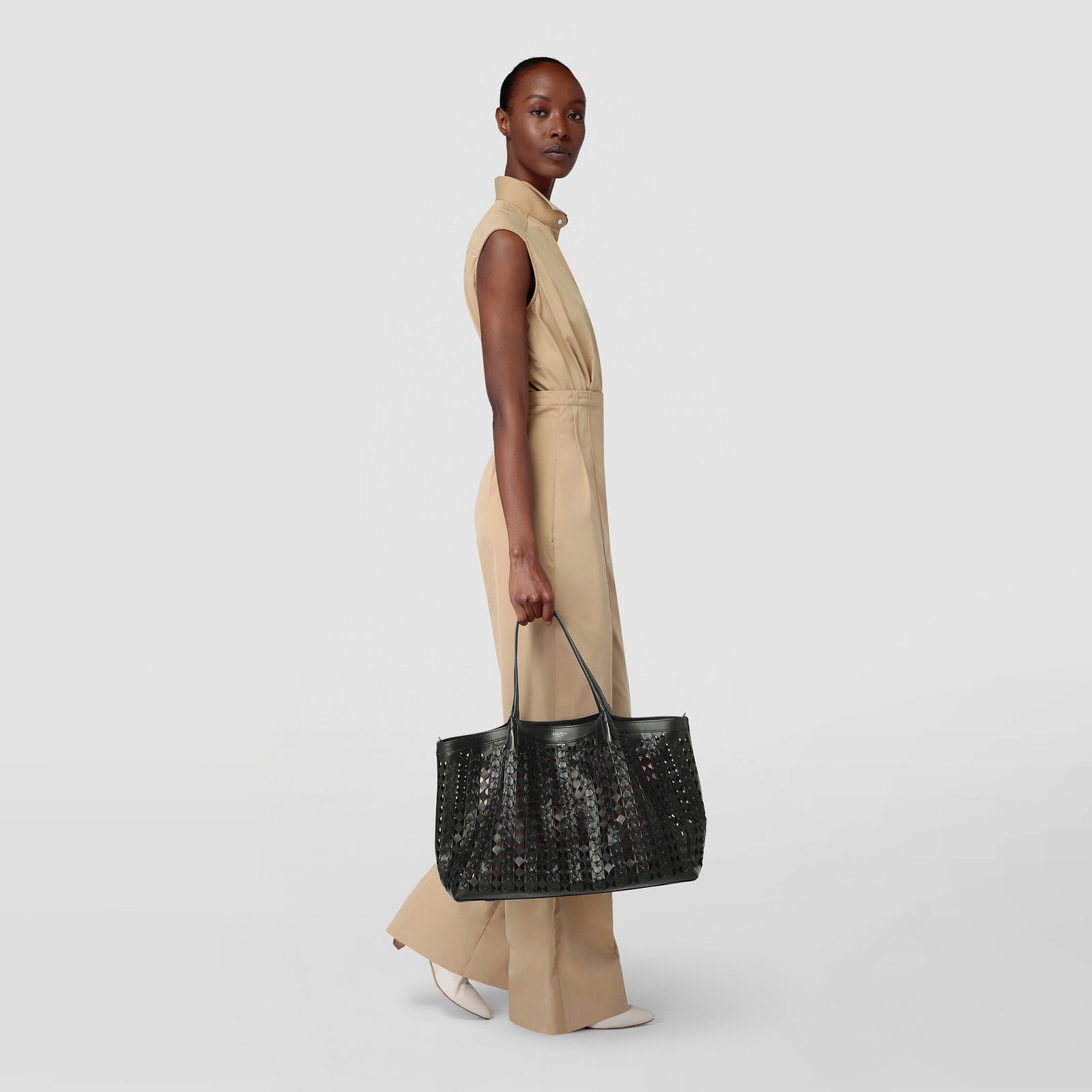 トートバッグ SECRET MOSAICO TOTE BAG Secret tote bag in mosaico black