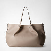 SECRET TOTE BAG IN RUGIADA LEATHER Sahara