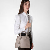 Meline' handbag in seta leather - sahara