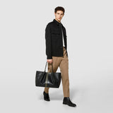 Secret tote bag in stepan - eclipse black/moss green