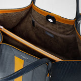 Secret tote bag in stepan - ocean blue/navy/sunrise