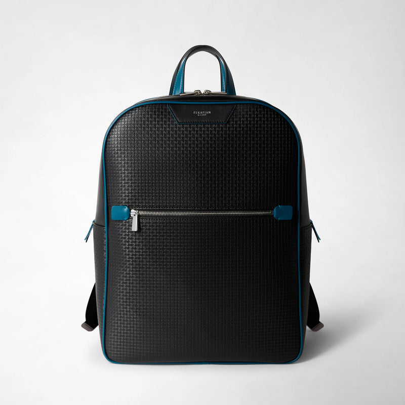 Backpack in stepan - black/petrol