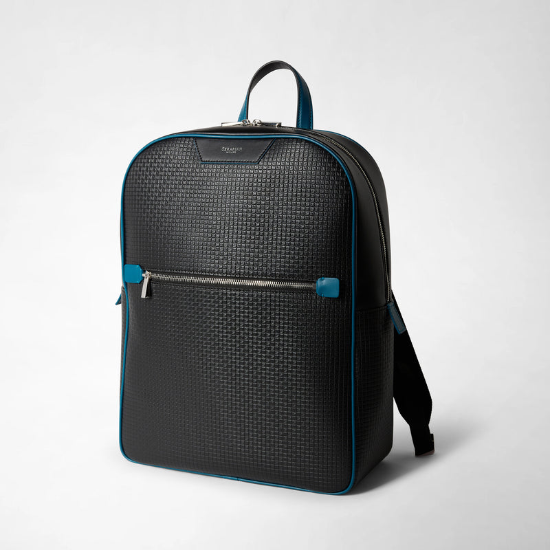 Backpack in stepan - black/petrol