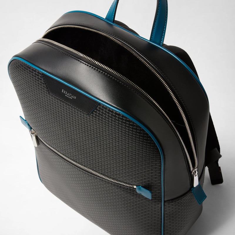 Backpack in stepan - black/petrol