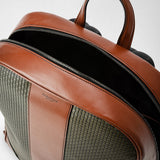 Backpack in stepan - kaki/cuoio