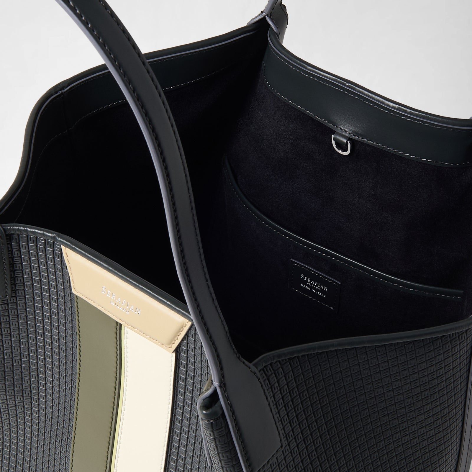 VERTICAL SECRET TOTE BAG IN STEPAN
