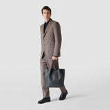 Stepan製vertical secretトートバッグ - asphalt gray/black