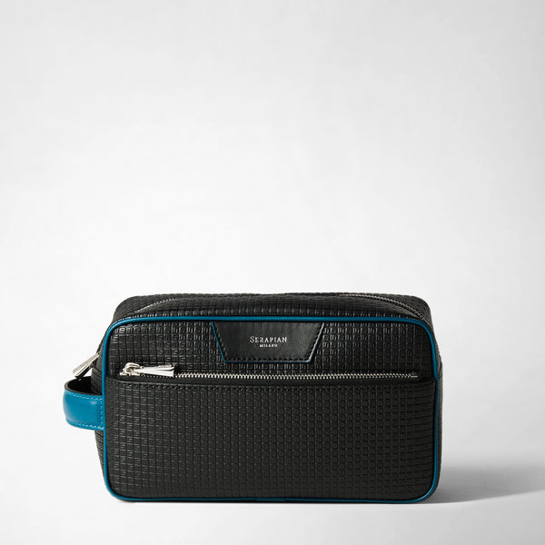 Washbag in stepan - black/petrol
