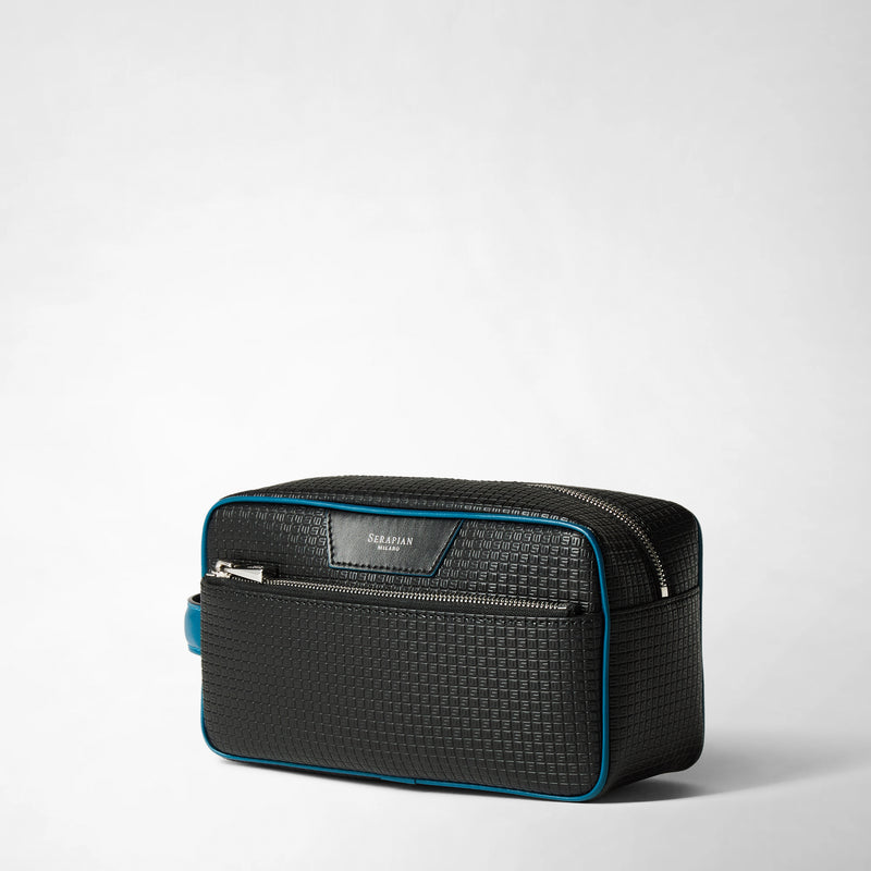 Washbag in stepan - black/petrol