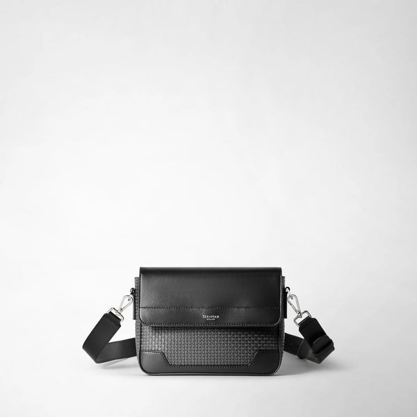 Flap messenger in stepan - asphalt/black
