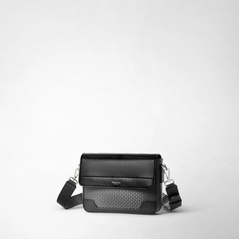Flap messenger in stepan - asphalt/black