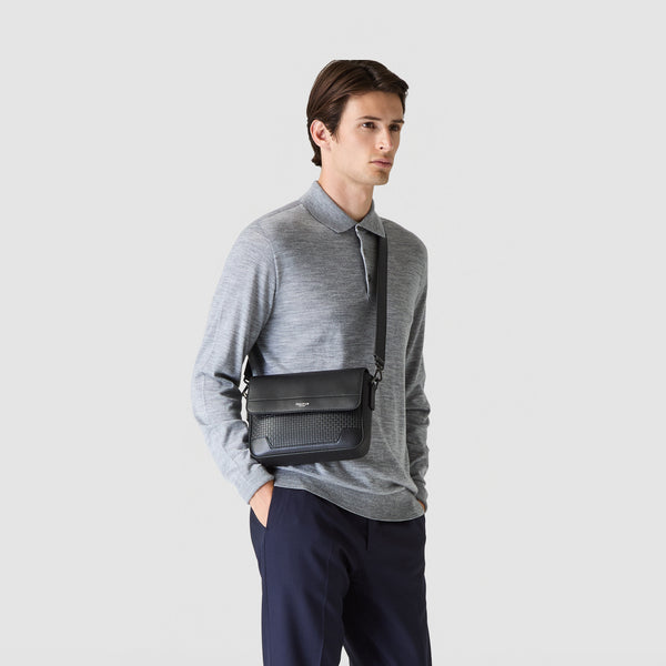 Flap messenger in stepan - black/black eclipse