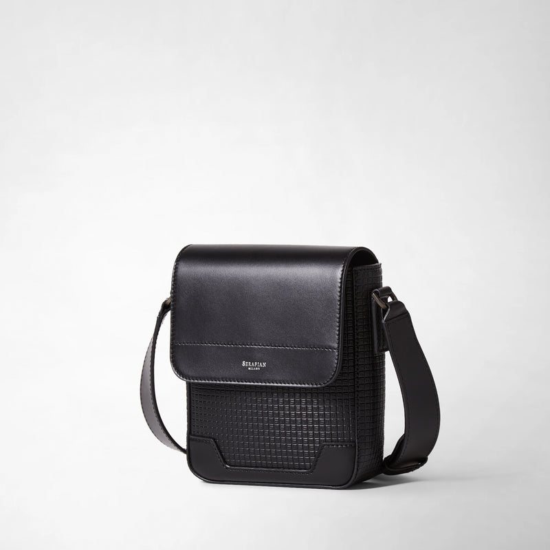 Small flap messenger in stepan - black/black eclipse