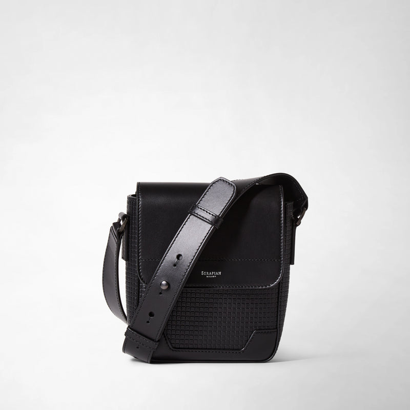 Small flap messenger in stepan - black/black eclipse
