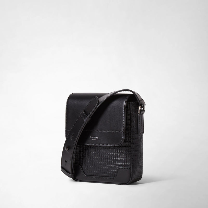 Small flap messenger in stepan - black/black eclipse