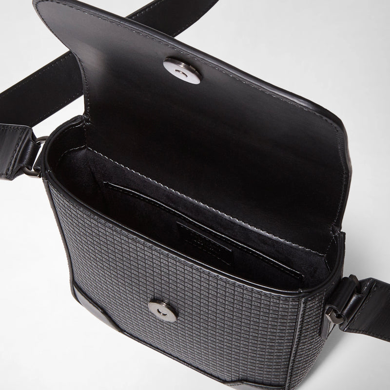 Small flap messenger in stepan - black/black eclipse