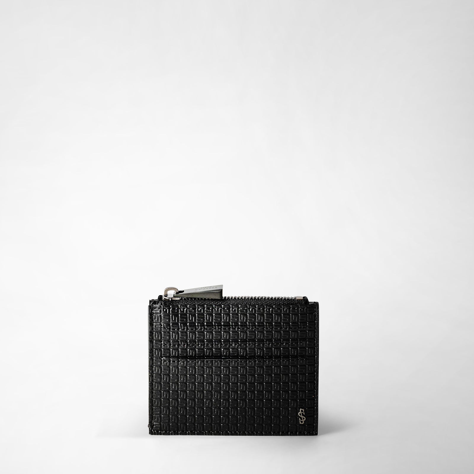 カードケース ブラック Zip card case in stepan black-black eclipse