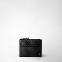 ZIP CARD CASE IN STEPAN Black/Black Eclipse