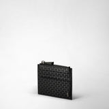 Zip card case in stepan - black/black eclipse