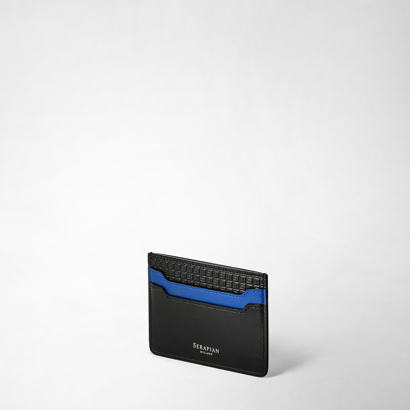 5-card holder in stepan 72 - black/winter blue