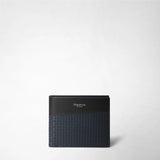 6-card billfold wallet in stepan - ocean blue/black