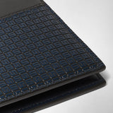 6-card billfold wallet in stepan - ocean blue/black