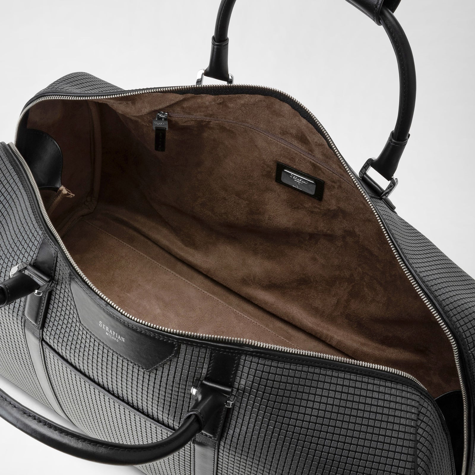 Holdall in stepan asphalt gray black