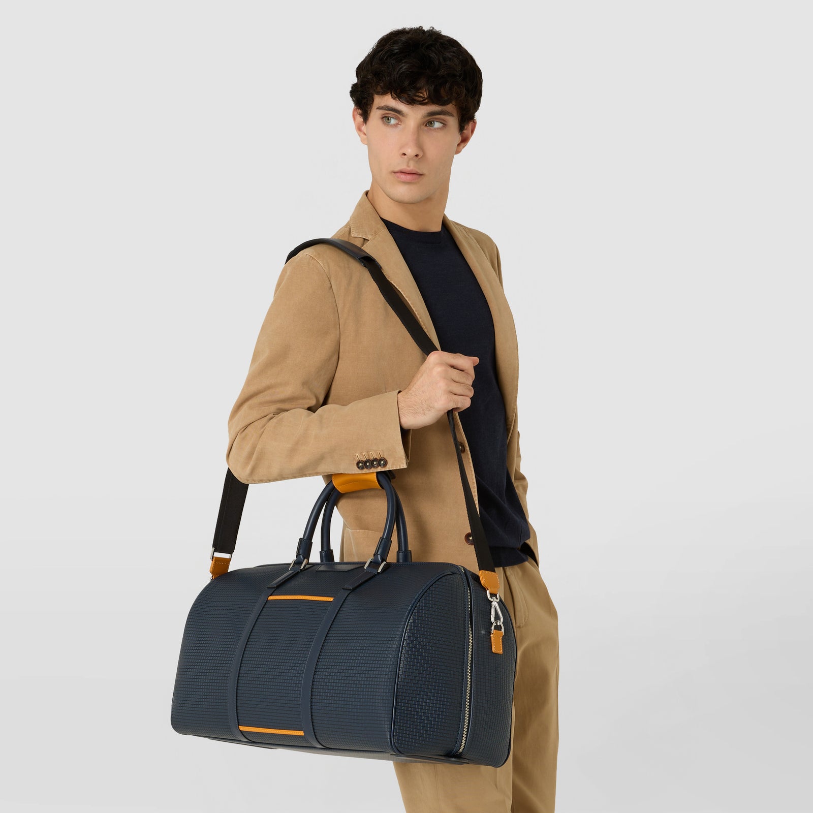Holdall in stepan ocean blue
