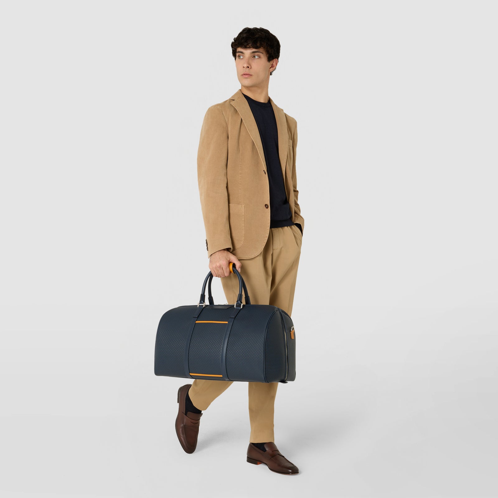 Holdall in stepan ocean blue