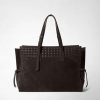 MAXI MARO BAG IN SUEDE AND MOSAICO